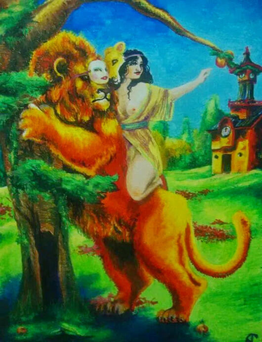 Meio dia. Pastel a Óleo sobre papel. 40x60cm