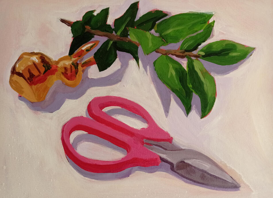 Tintubro 5. Acrílica sobre tela. 40x30cm