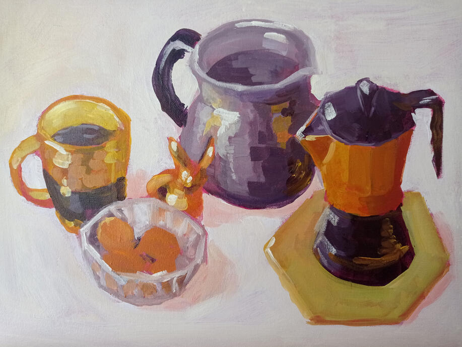 Tintubro 4. Acrílica sobre tela. 40x30cm