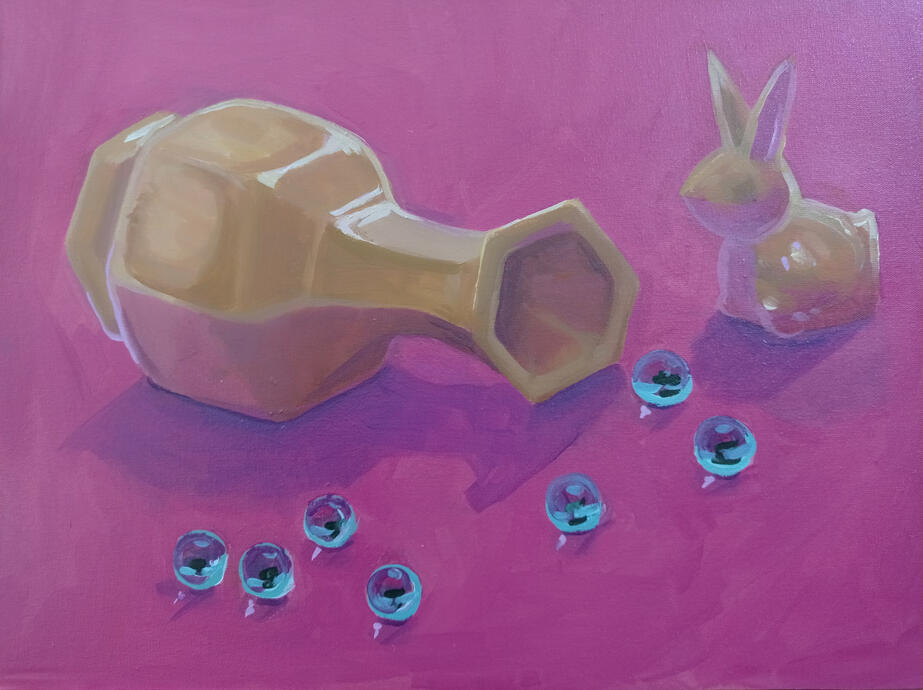 Tintubro 9. Acrílica sobre tela. 30x40cm