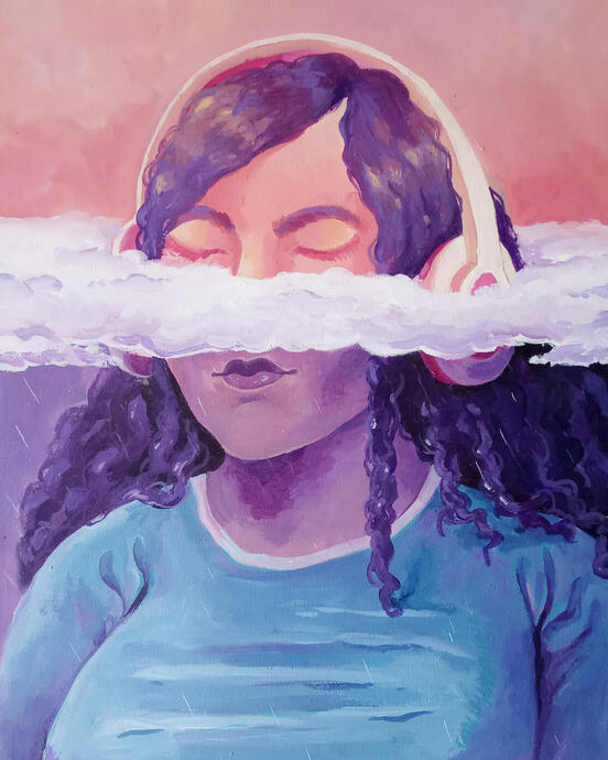 Vibes. Acrílica sobre Tela. 40x50